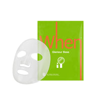 When Glamour Base Firming Premium Bio-Cellulose Sheet Mask