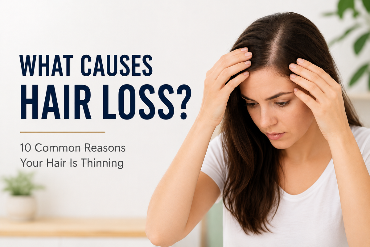 What Causes Hair Loss? 10 Common Reasons Your Hair Is Thinning