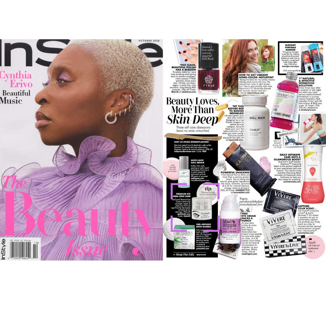 InStyle Magazine Loves NoCrowZ Retinol Cream