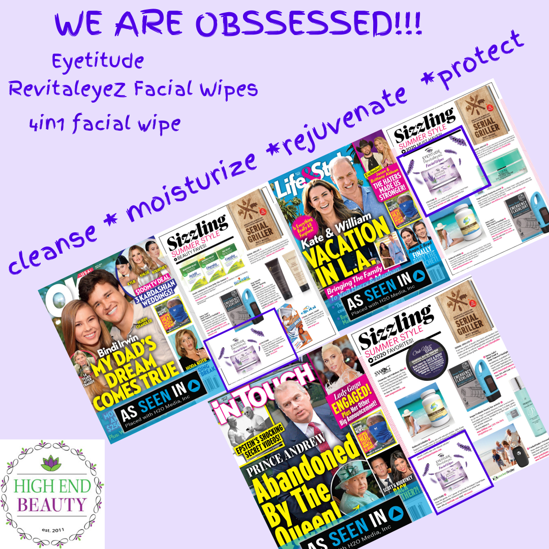 RevitaleyeZ 4in1 Facial wipes