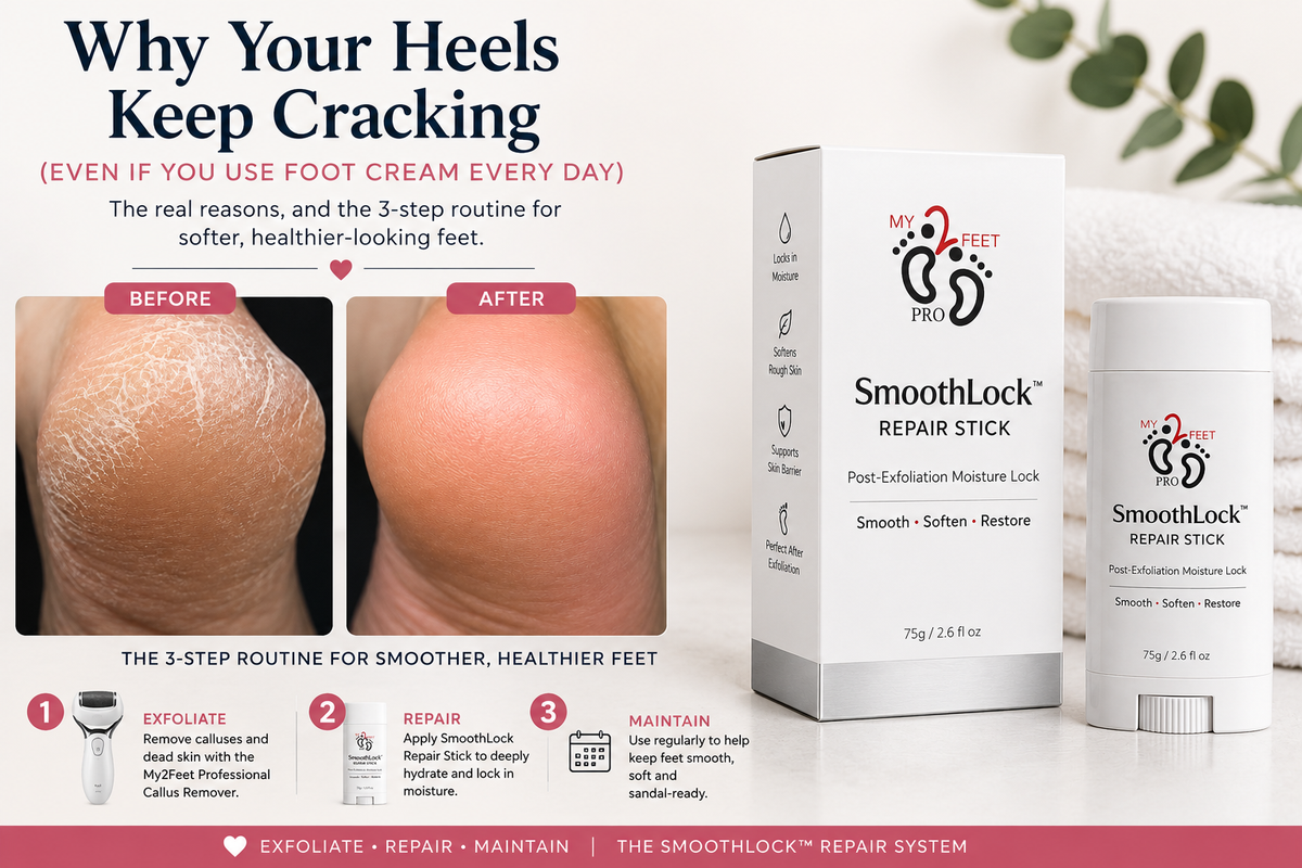Why Your Heels Keep Cracking (Even If You Use Foot Cream Every Day) | My2Feet