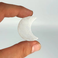 Ruby's Healing Crystals 1.5” Selenite Moons