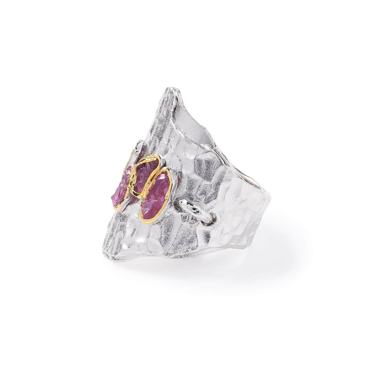 German Kabirski Kora Rough Ruby Ring