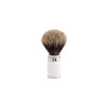 Plisson 1808 Joris Genuine Badger Shaving Brush European Grey Lacquer and Palladium - 3 Colors