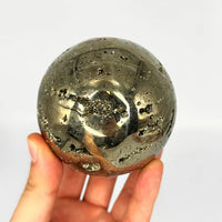 Ruby's Healing Crystals 85mm Pyrite Sphere