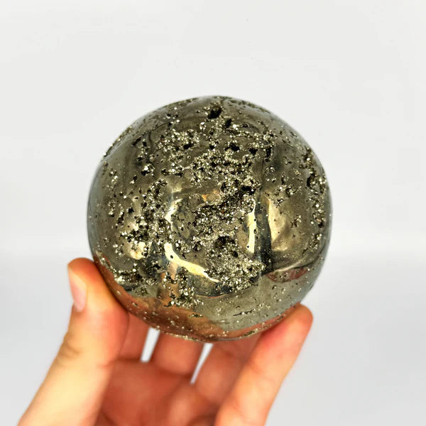 Ruby's Healing Crystals 85mm Pyrite Sphere