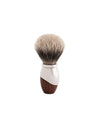 Plisson 1808 Walnut & Palladium Genuine Badger Shaving Brush