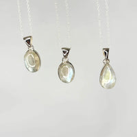 Ruby's Healing Crystals AAA Moonstone Sterling Pendants