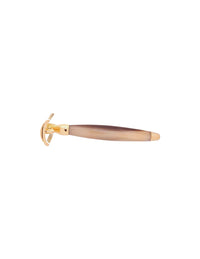 Plisson 1808 Horn and Gold Safety Razor