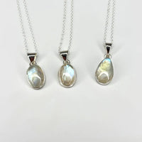 Ruby's Healing Crystals AAA Moonstone Sterling Pendants