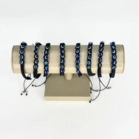 Ruby's Healing Crystals Adjustable Evil Eye String Bracelets