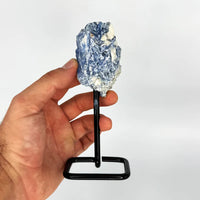 Ruby's Healing Crystals 6” Raw Blue Kyanite On Stand