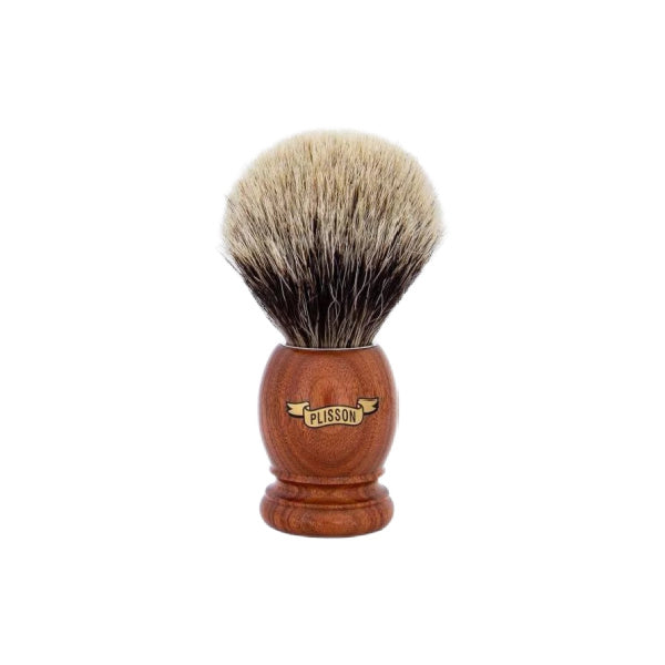 Plisson 1808 Original Santos Rosewood & European Grey Genuine Badger Shaving Brush