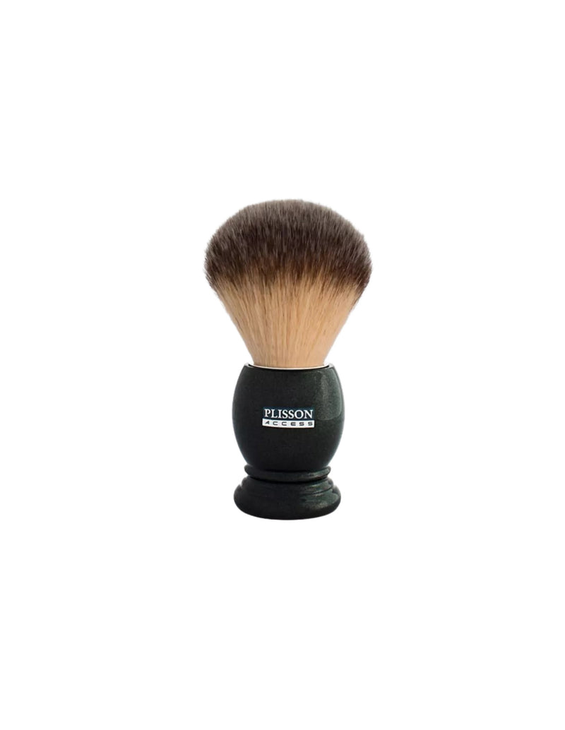 Plisson 1808 Anthracite Gray Access Shaving Brush with Blonde Synthetic Fibers