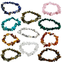 Ruby's Healing Crystals Crystal Chip Bracelets
