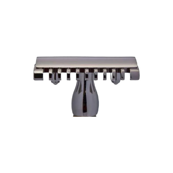 Plisson Razors Plisson 1808 Solid Hexagonal Safety Razor with Ruthenium Finish ...