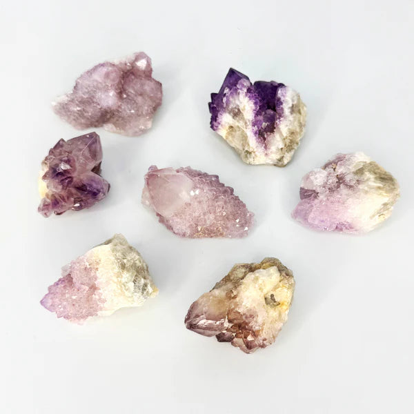 Ruby's Healing Crystals 2.5” Spirit Quartz Clusters