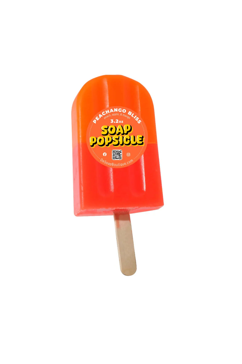 De Soap Boutique Popsicle Soap Peach Mango Bliss
