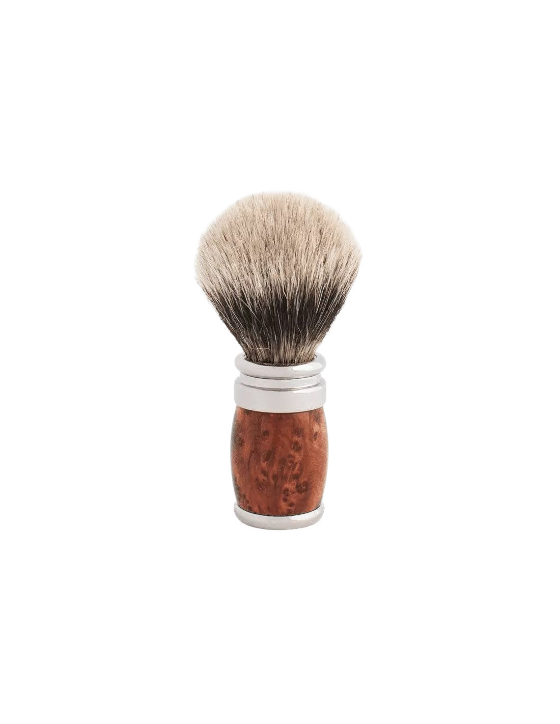 Plisson 1808 Thuja Wood & Palladium Genuine Badger Shaving Brush