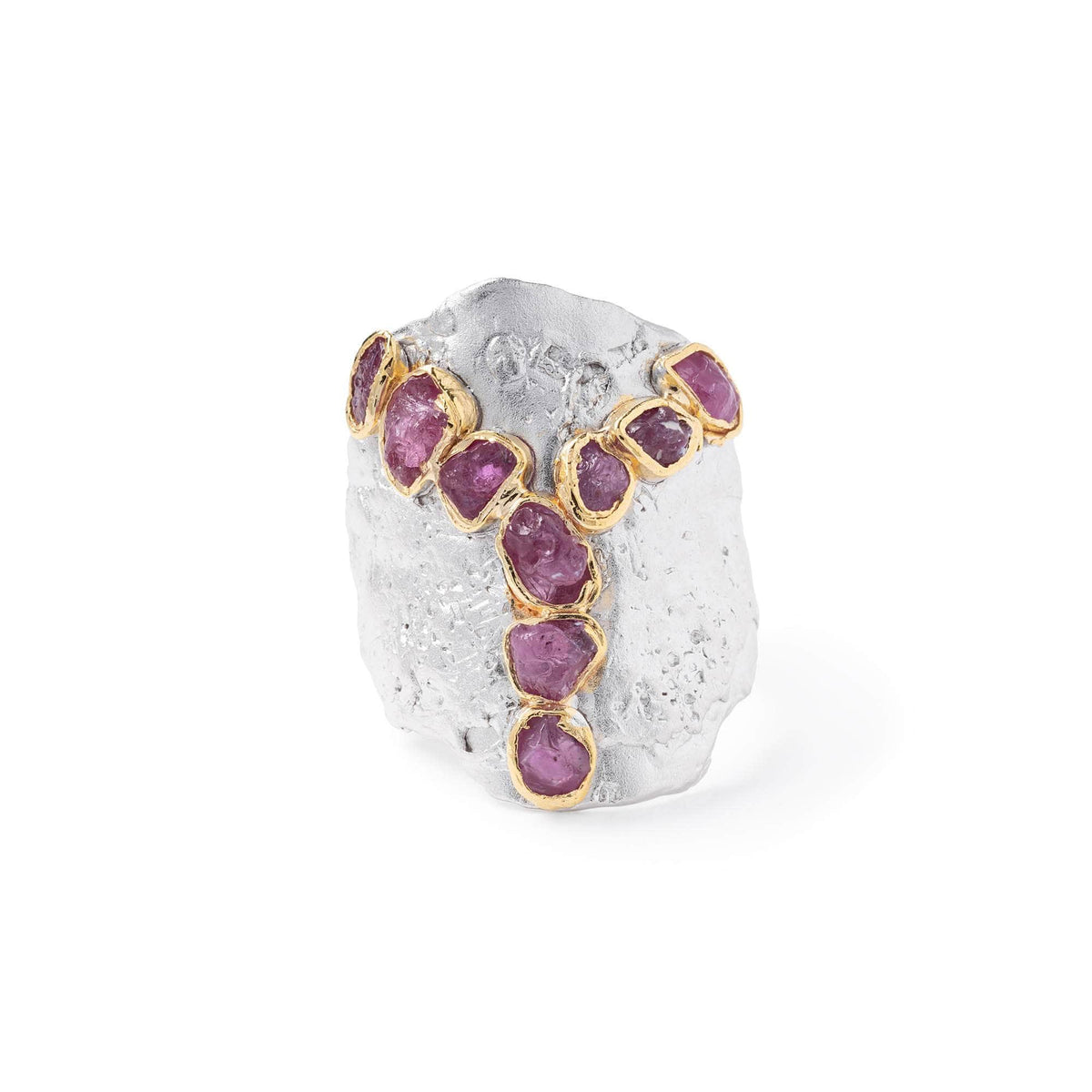 German Kabirski Mesmo Rough Ruby Ring