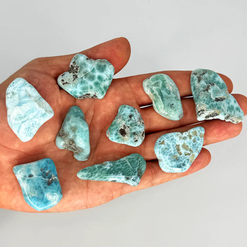 Ruby's Healing Crystals Mini Larimar Slabs