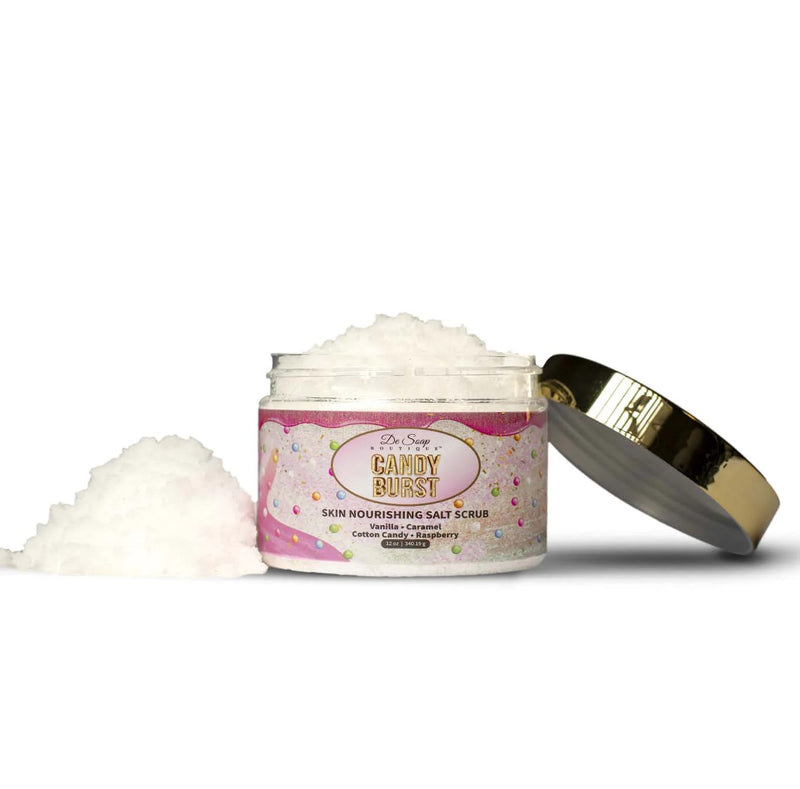 De Soap Boutique Candy Burst | Skin Nourishing Salt Scrub 12 oz
