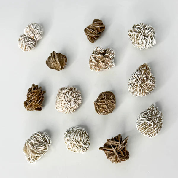 Ruby's Healing Crystals Desert Rose Selenite Clusters