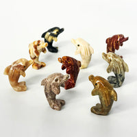 Ruby's Healing Crystals 1.5” Soapstone Dolphins