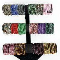 Ruby's Healing Crystals AAA Grade 4mm Beaded Bracelets