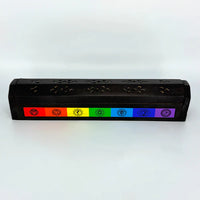Ruby's Healing Crystals Wood Incense Storage Box