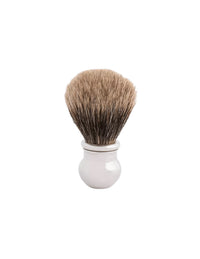 Plisson 1808 Palladium Finish Boule Genuine Badger Shaving Brush