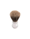 Plisson 1808 Palladium Finish Boule Genuine Badger Shaving Brush