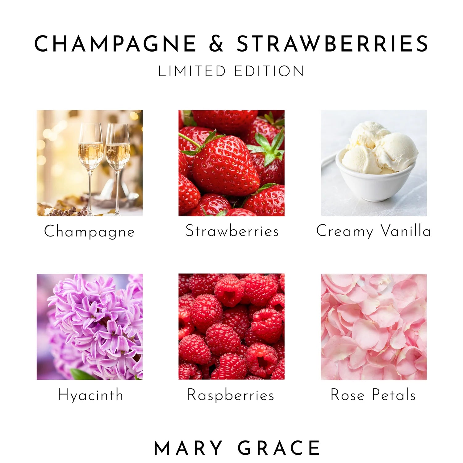 Mary Grace Champange & Strawberries Eau De Parfum 10 ml