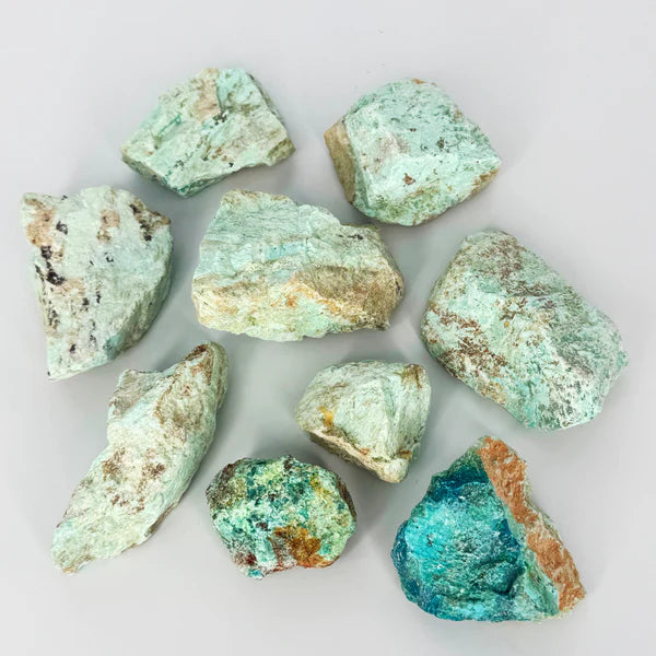 Ruby's Healing Crystals Raw Chrysocolla Chunks