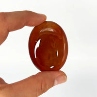Ruby's Healing Crystals 2.25” Carnelian Palm Stones