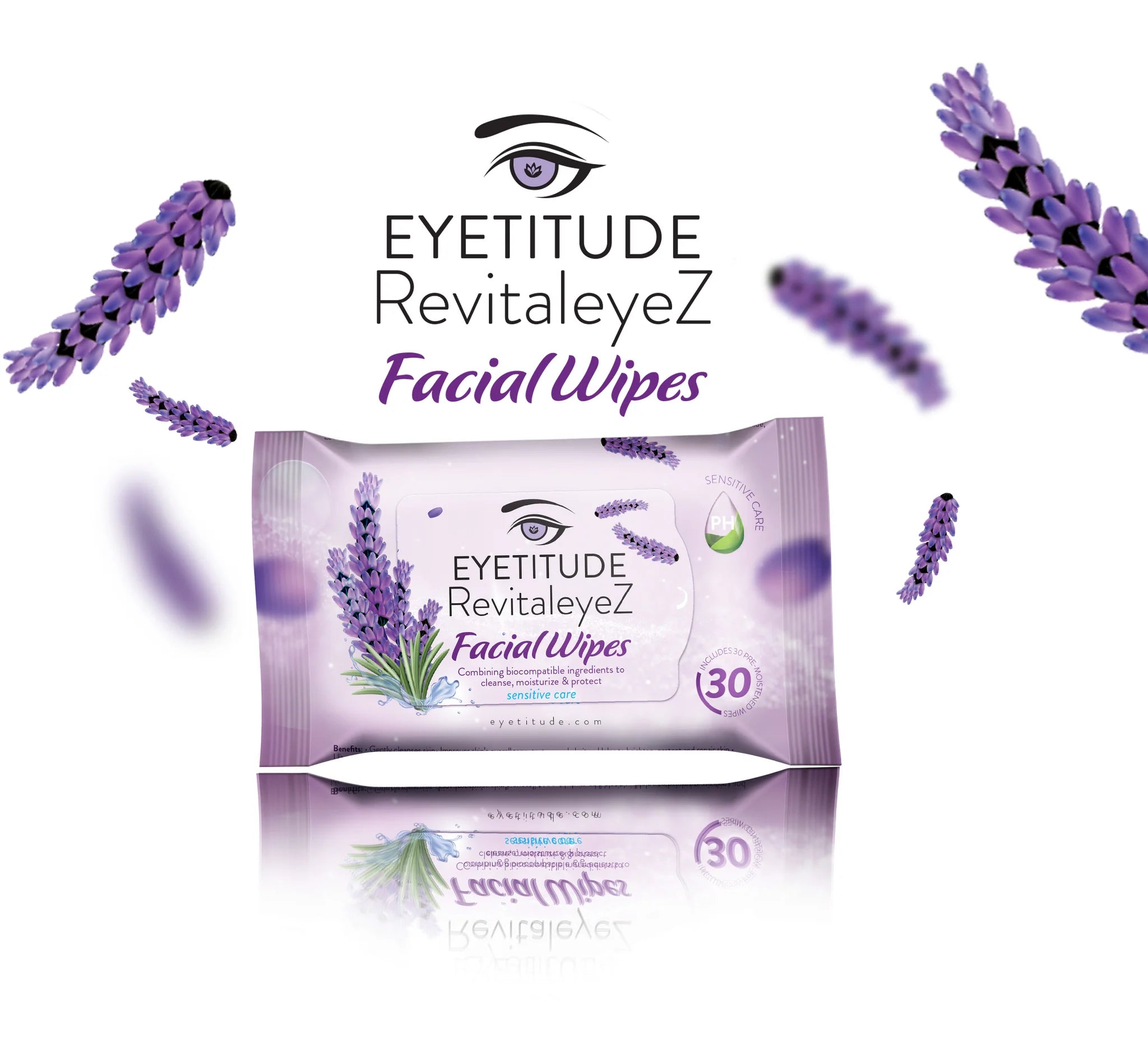 Eyetitude RevitaleyeZ 4in1 Facial Corrective Wipes 30 Count