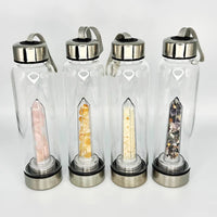 Ruby's Healing Crystals Infused Water Bottles