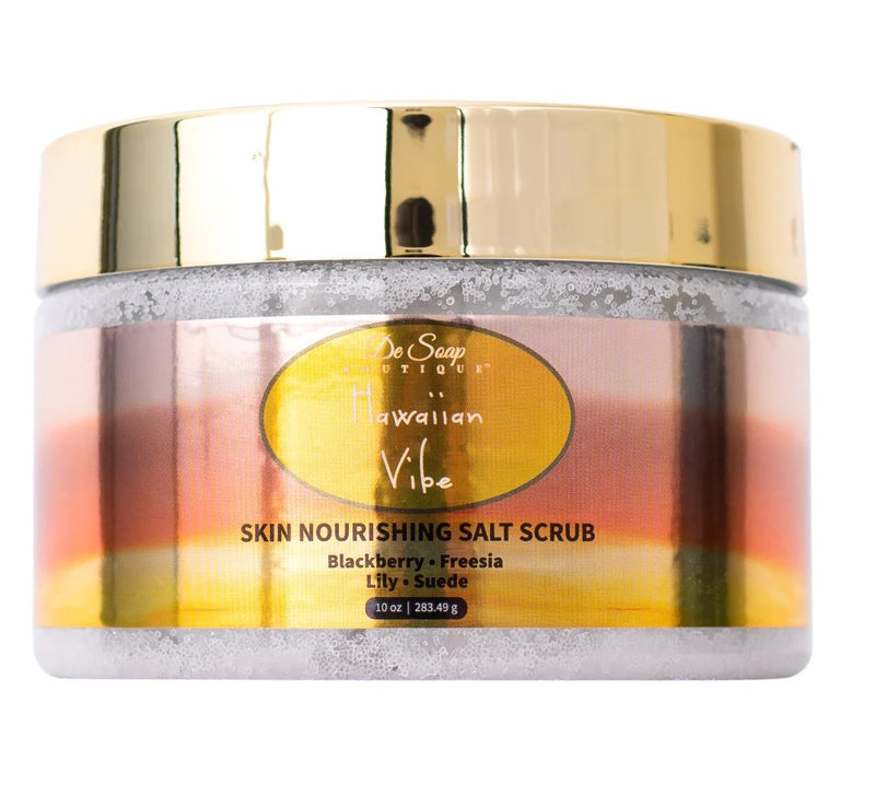 De Soap Boutique Hawaiian Vibe | Skin Nourishing Salt Scrub 10 oz