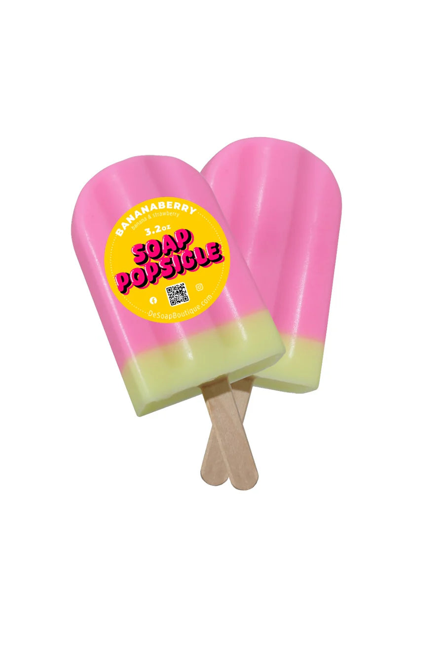 De Soap Boutique Popsicle Soap Bananaberry