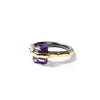 German Kabirski Klemm Amethyst Ring