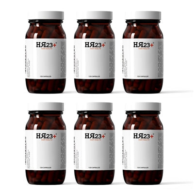 HR23+® Hair Restoration Supplement for Hair Loss - SIX PACK  <br><br><i>(Save 15% Use Code <b>HEB15</b> at Checkout!)</i>