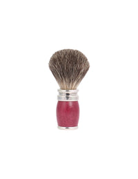 Plisson 1808 Amaranth Wood Shaving Brush Russian Gray