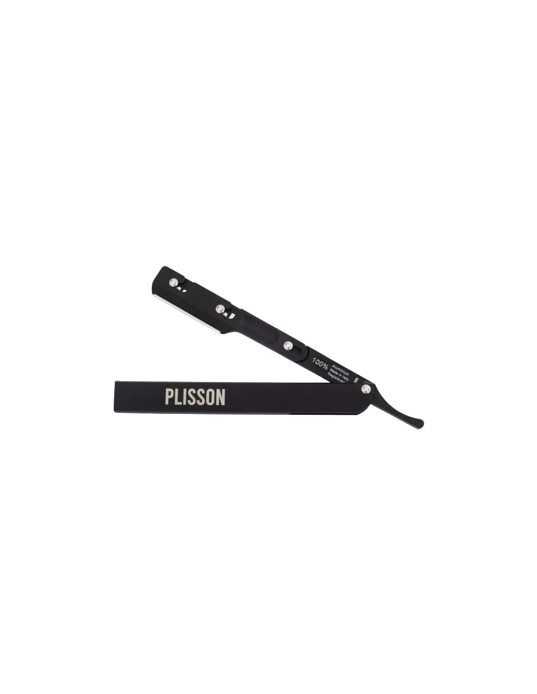 Plisson 1808 Aluminium Shavette - Black