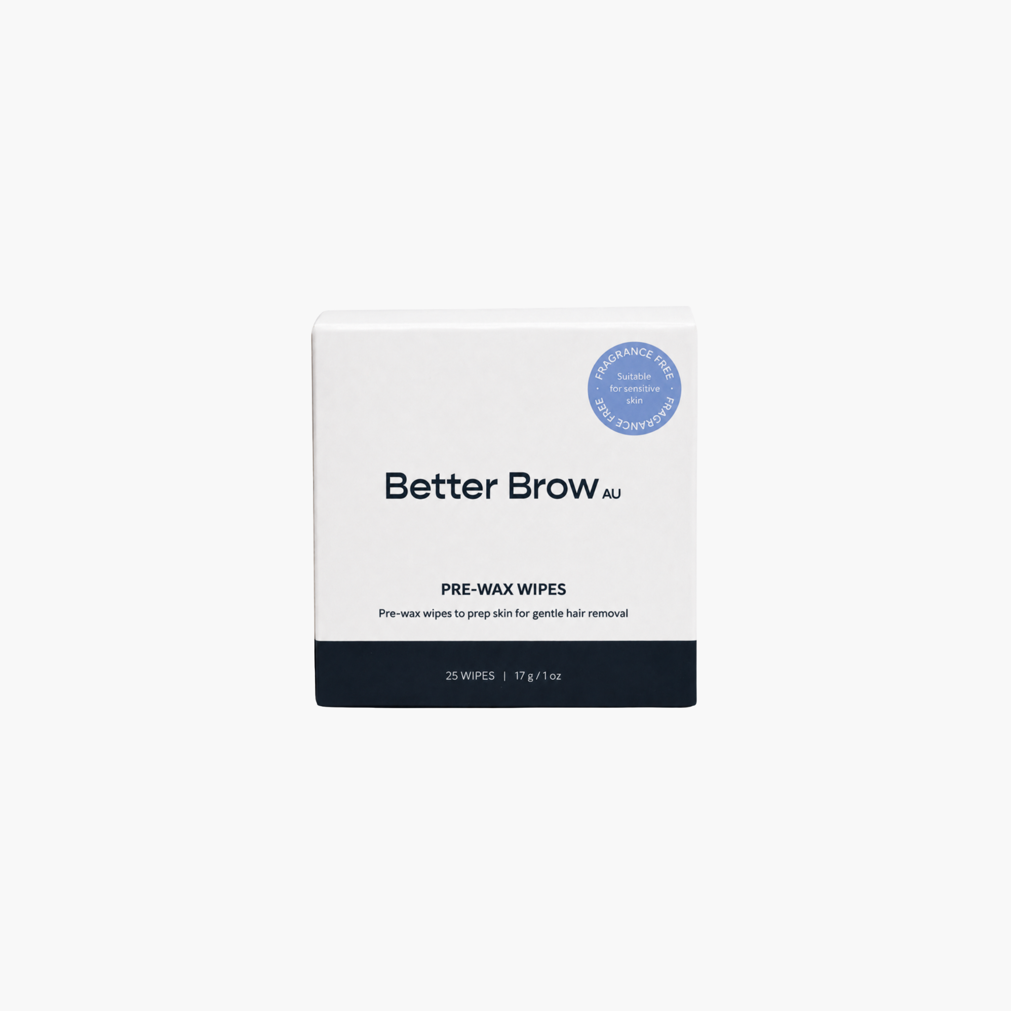 Better Brow Pre-Wax Wipes – fragrance-free skin prep wipes for brow waxing