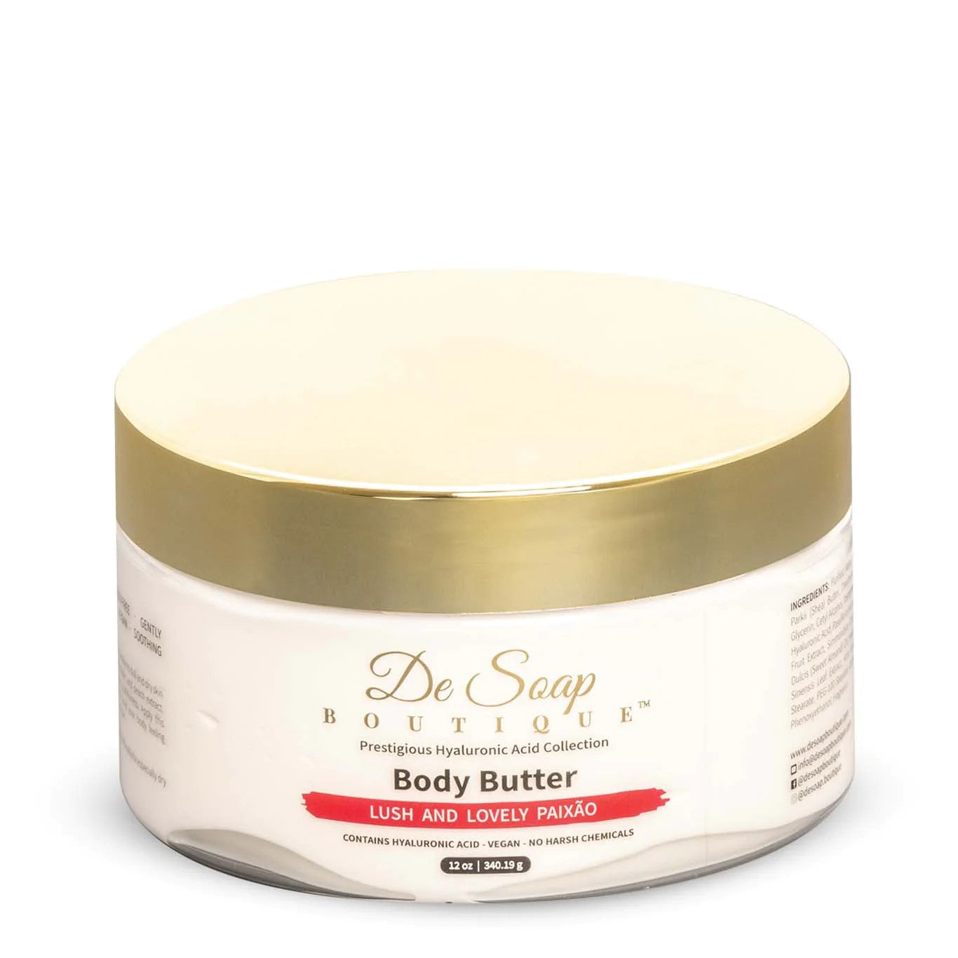De Soap Boutique Paixão | Lush And Lovely Body Butter 12 oz