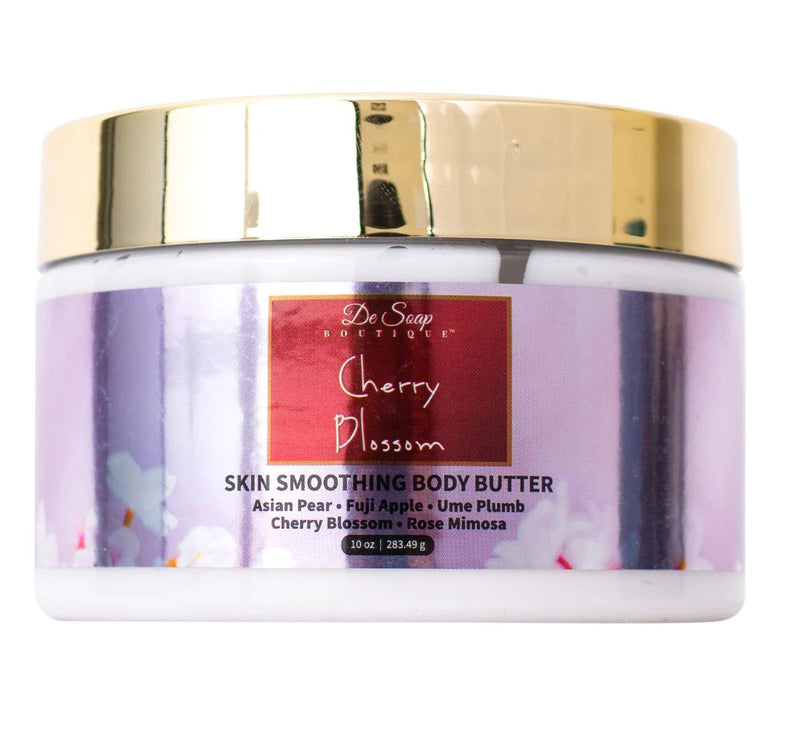 De Soap Boutique Cherry Blossom | Skin Smoothing Body Butter 10 oz