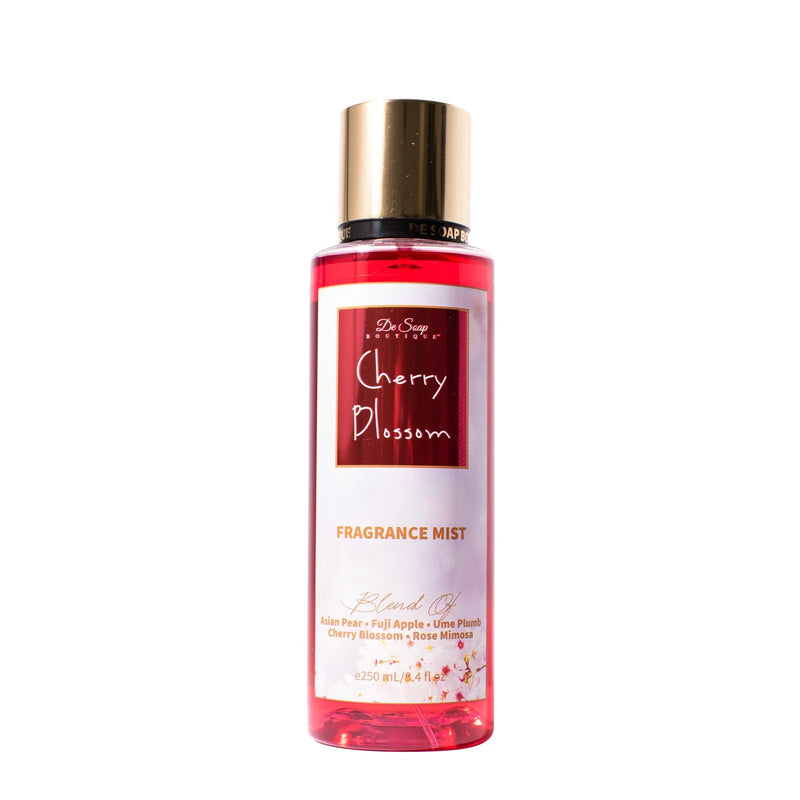 De Soap Boutique Exotic Fragrance Body Mist | Cherry Blossom 8.4 fl oz
