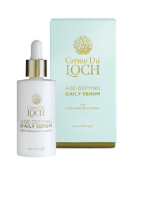 Crème Du Loch Age-Defying Daily Serum 50ml - multi-peptide anti-aging face serum
