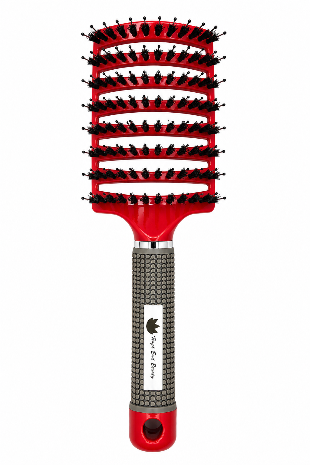 High End Beauty Boar Bristle and Nylon Curved Vented Hair Brush
