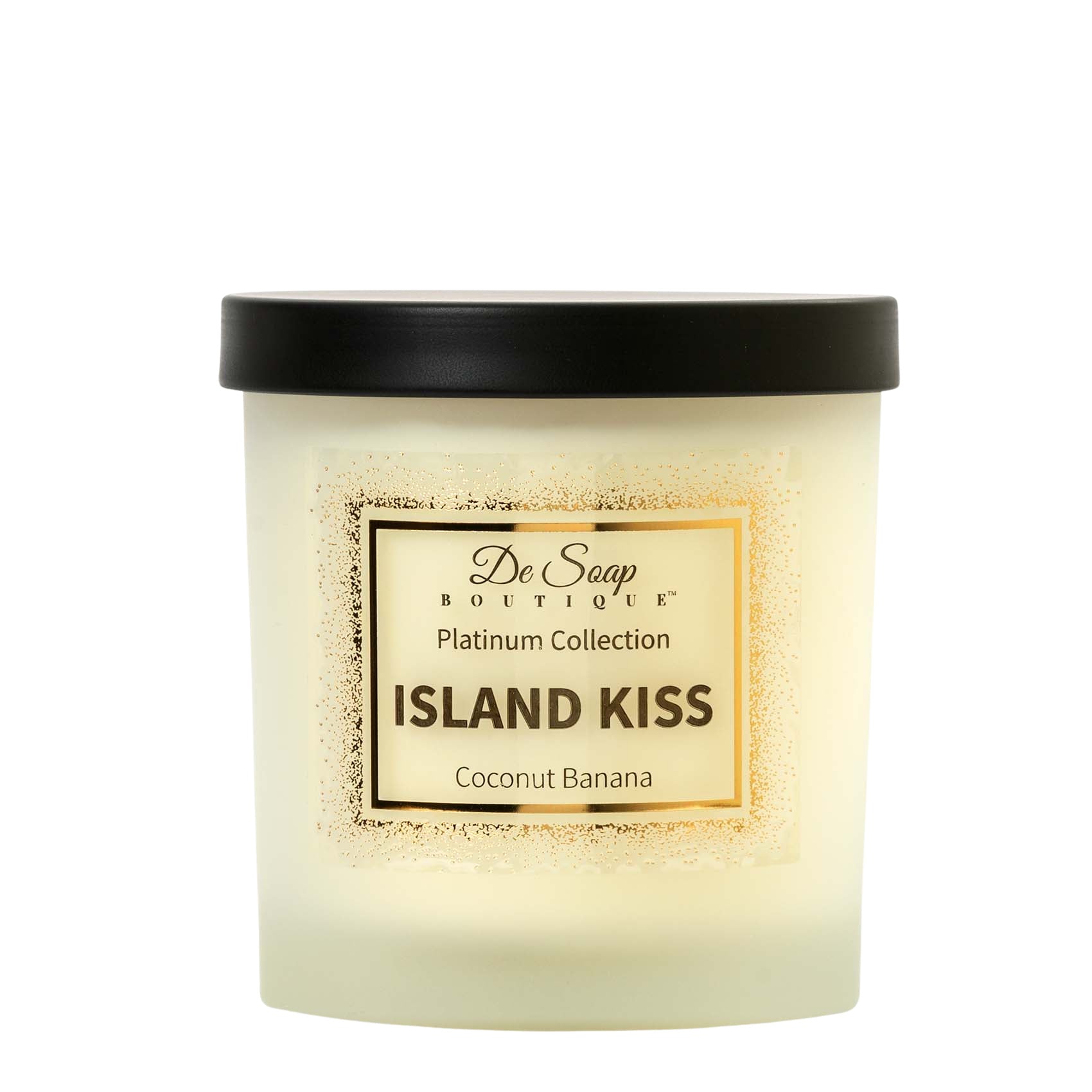 De Soap Boutique ISLAND KISS Hawaiian Coconut Banana Candle 10 oz
